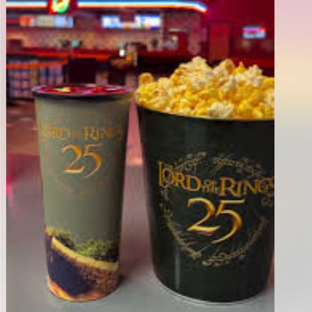 LOTR Exclusive 25th Anniversary Bucket & Cup Set